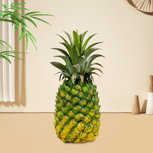 Estatuilla De Piña Artificial, Adorno De Piña, 10cmx24cm