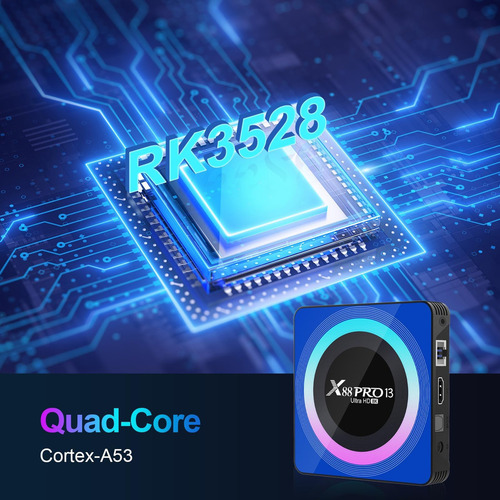 Caja De Tv Android 130, Caja De Android De 6k 8k Con 4 Gb D