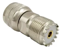 Comprar Adaptador Conversão N 50 Ohms Macho X Uhf Fêmea So239 Klc-5