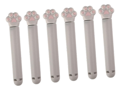 6 Piezas Clips De Sellado Sello Resistente Para Servicio
