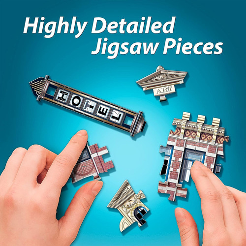 Wrebbit 3d Urbania Hotel Puzzle 3d (295 Piezas)