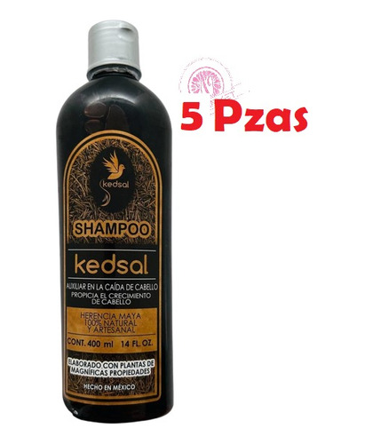 Shampoo Kedsal Herencia Maya 100% Artesanal 5