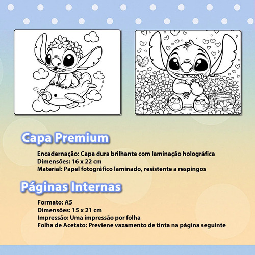 Libro Para Colorear De 50 Hojas De Stitch Notes