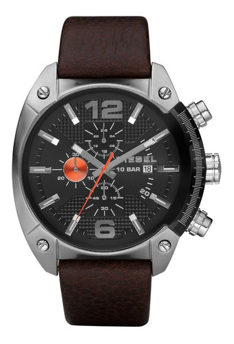 Reloj Hombre Diesel Overflow De Piel