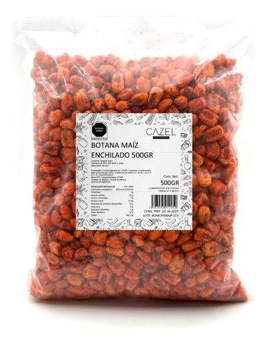 Maíz Crujiente Enchilado Botana Premium 500gr