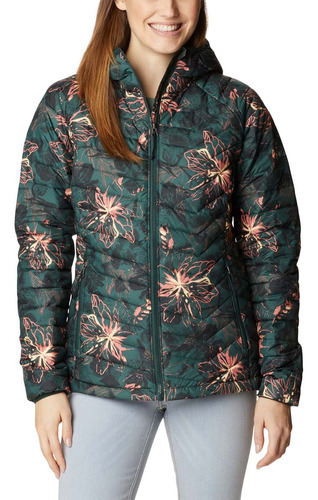 Campera Columbia Powder Lite Hooded Spruce Para Dama