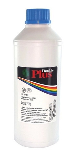 Tinta Cartucho De Impressora Double Plus 51649 1kg Ciano