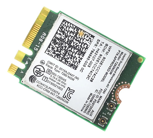 Placa De Rede Integrada Bluetooth 4.0 Ngff M2 De 1 Unidade,