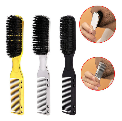 D 3 Hombres Barba Cepillo Peluquería Peluquería Herramienta