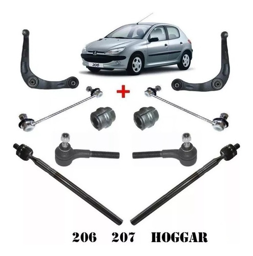 Kit Tren Delantero Peugeot 206 207 Hoggar (nafta)