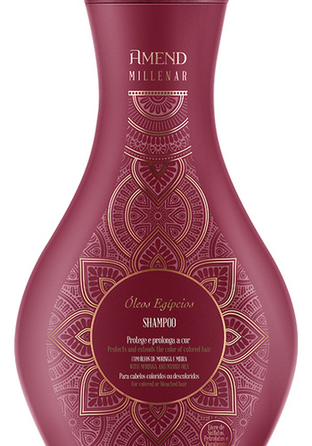 Shampoo 300ml Amend Millenar Óleos Egípcios