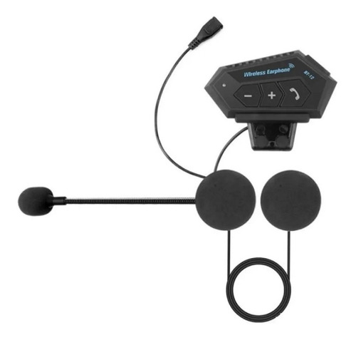 Manos Libres Audífono Para Casco Motocicleta Bluetooth 