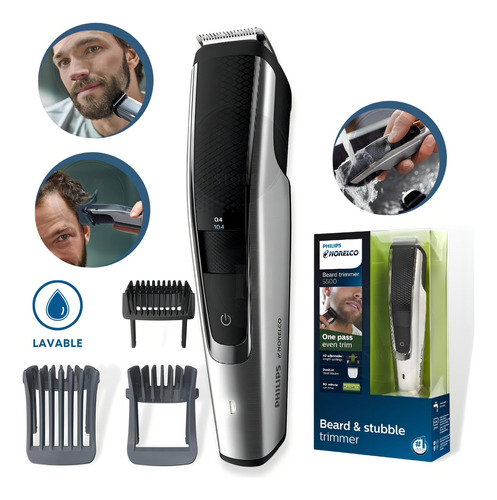 Philips Norelco Aparador De Pelos Beard Trimmer 5500 Bivolt