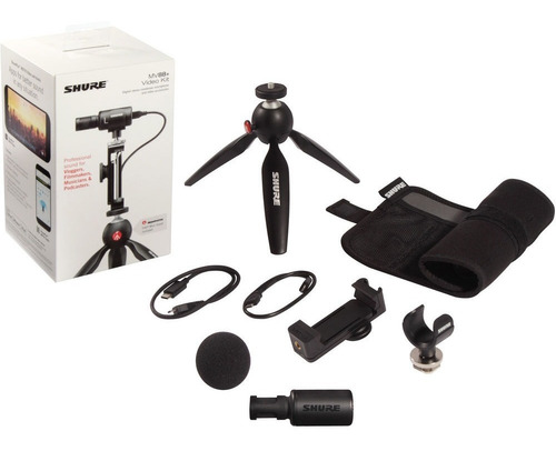 Shure Mv88+ Kit Microfono Condenser Digital Con Accesorios