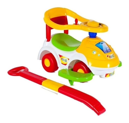 Imagen 2 de 6 de Andador Para Bebes Rondi 2en1 Maxi Top Con Barra De Arrastre