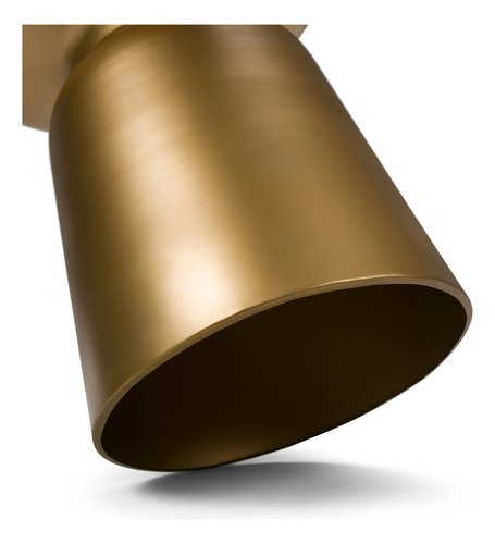 Mesa Auxiliar Industrial De Metal Dorado 40 Cm Totalmente Mo