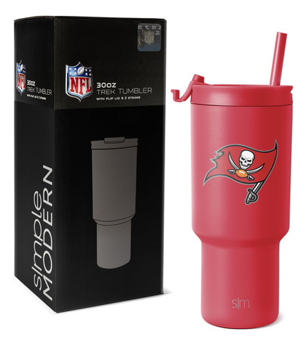 Copo Simples E Moderno Nfl Tampa Bay Buccaneers 900 Ml