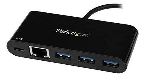 Startech.com Concentrador Usb-c De 3 Puertos Con Ethernet Gi
