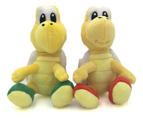 2pcs Super Mario Bros Koopa Troopa Peluche Muñeca Regalo