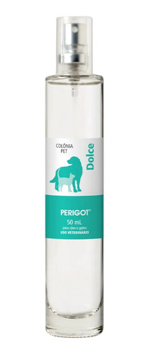 Colônia Perigot Pet Dolce 50ml Para Cães E Gatos Envio Full 