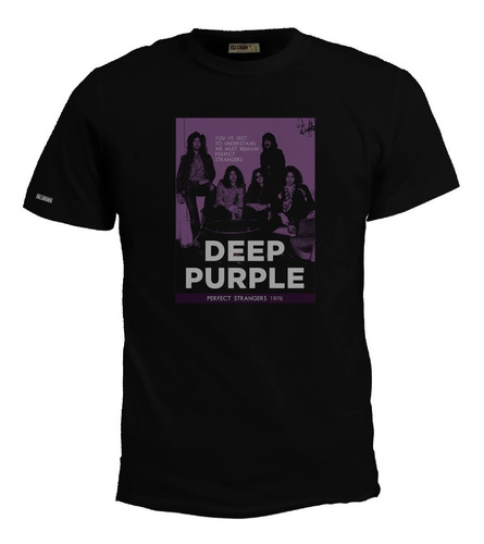Camiseta Deep Purple Perfect Strangers 1976 Banda Rock Bto 