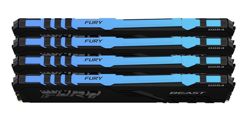 Memoria Ram Kingston Fury Beast 16gb Ddr4 3600mhz Rgb