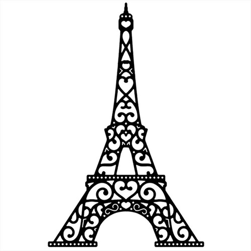 Adesivo De Parede 95x61cm - Torre Eiffel Viagem/turismo