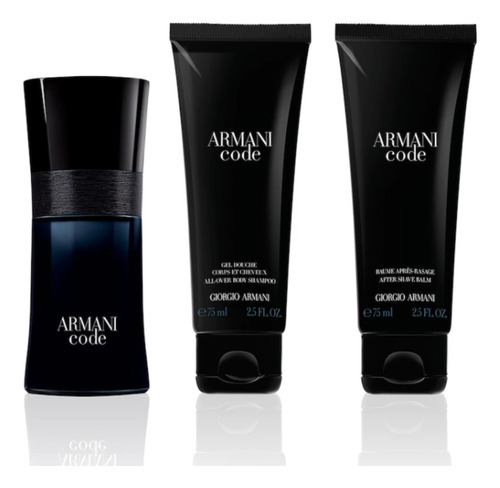 Set Perfume Armani Code + Balsamo + Gel De Ducha Oferta
