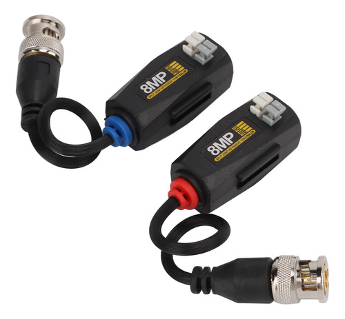 Transceptor Balun De Vídeo Pasivo, 1 Par, 4k, 8mp, Hd, 1080p