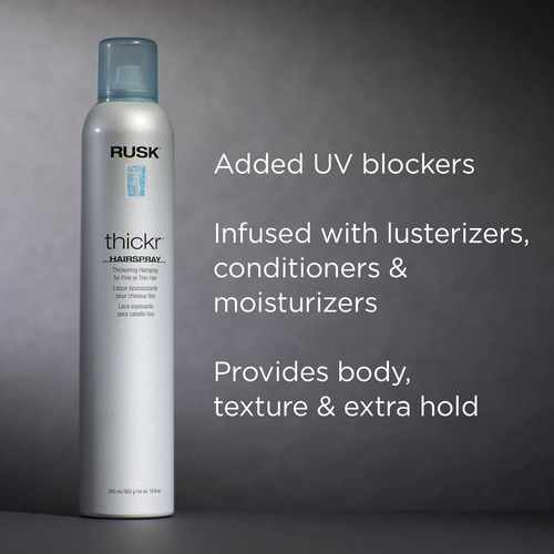 Bloqueadores Uv Hairspray Rusk Thickening Extrahold De 300 M