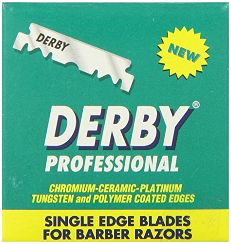 Derby Professional Edge Razor Blades Única, 100 count (pack 