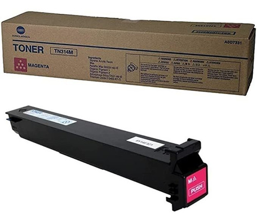 Konica Minolta Oem A0d Cartucho Toner (magenta) (a0d, Tn314.