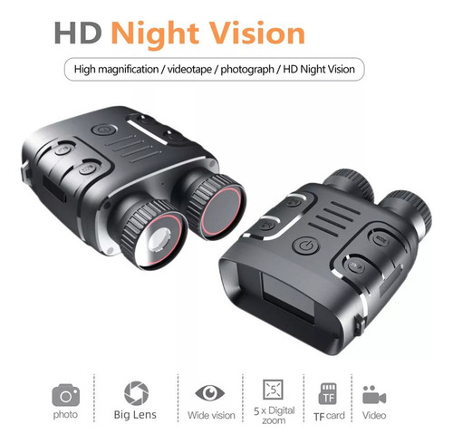 A Equipo De Visión Nocturna Térmica Infrarroja Hd De 300 M