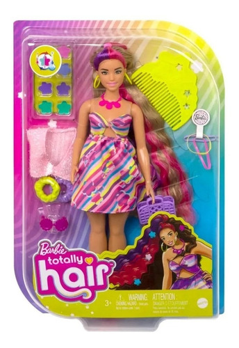 Barbie Totally Hair Curve Cabelo Dos Sonhos Mattel 