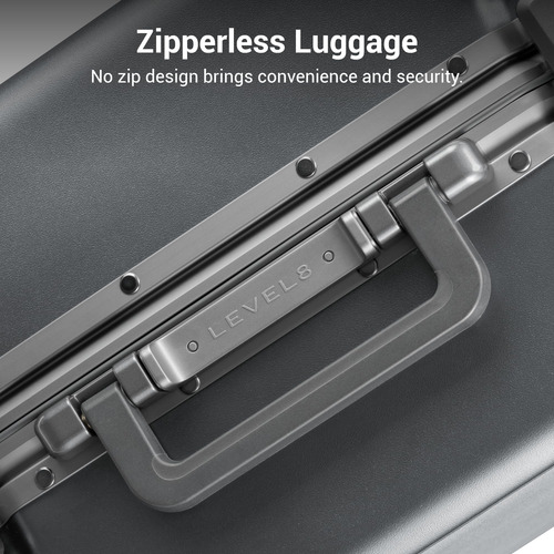 Carry On Luggage Level 8, Marco De Aluminio Sin Cremallera D