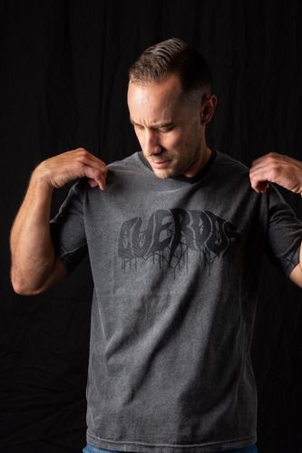 Imagen 3 de 7 de Remera Cuerdos Skelter Gris Reflex- All Motors Online-
