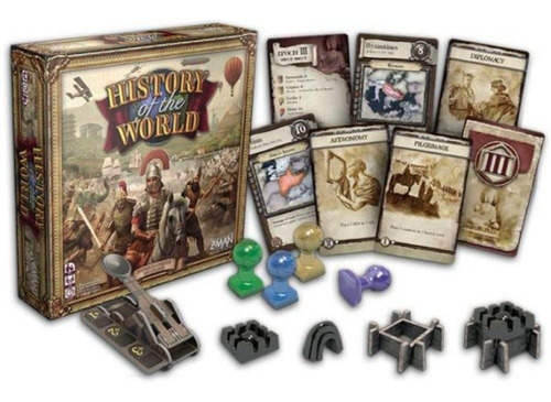 Imagem 3 de 3 de History Of The World Jogo De Tabuleiro Galapagos How001