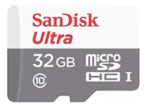 Comprar Tarjeta Memoria 32gb Clase 10 Sandisk Ultra C\u002Fadaptador Sd