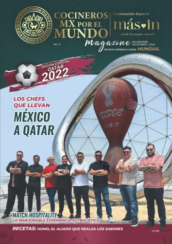 Revista Cocineros Mx Por El Mundo: 11va Edición (revis 71nqa