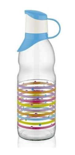 Qlux Ideas Botella Vidrio Capacidad 1 Litro. Varios Colores