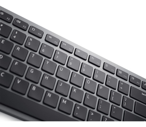 Kit Teclado Y Mouse Dell Km7321w - Español, Gris /v Negro Negro