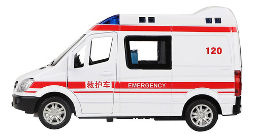 Ambulancia D Emergencias De Juguete 1:36 Para Regalo