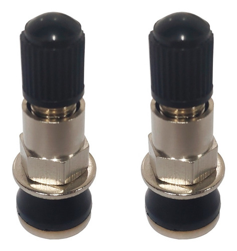 Imagem 10 de 10 de Kit 10 Bico Válvula Para Roda Liga Leve Moto Pneu Sem Câmara