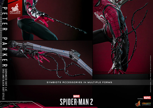 Hot Toys Spider-man 2 Peter Parker Advanced Suit 2.0 Vgm66