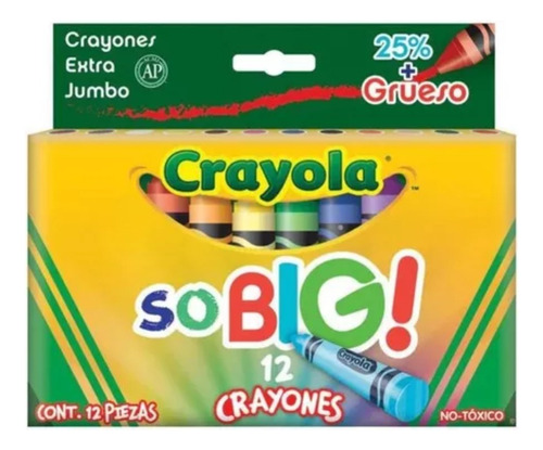 Crayones Extra Jumbo 12 Pzs (crayola) 2 Pzs