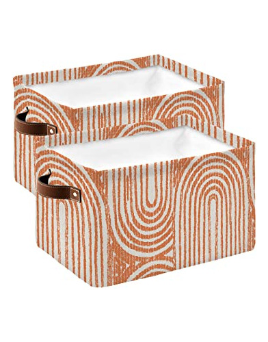 Cestas Almacenamiento Geométricas Minimalistas (2 Pack)