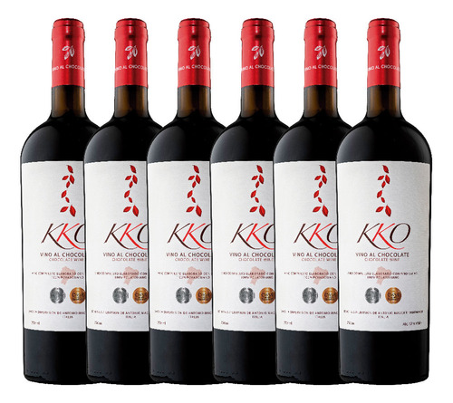 Vino Chocolate Kko 750ml X 6 Unidades