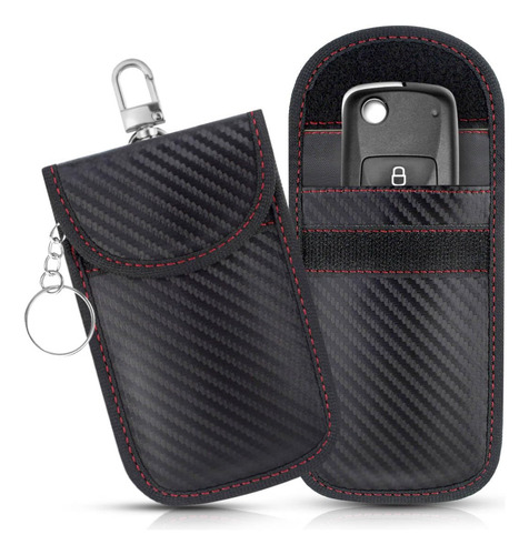 2 Bolsas Antirrobo Faraday Bloquea Llave Codificada P/auto