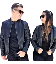 Comprar Combo 2 Chamarras 100% Piel De Moda Para Dama Y Caballero C3