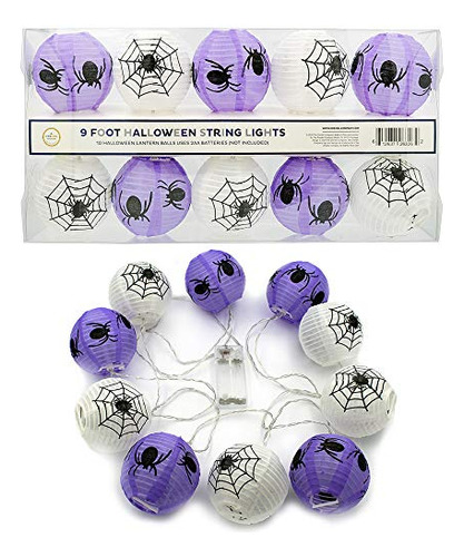 Halloween Decorations 10 Led Battery Powered 3  Purple ...